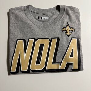 New Orleans Saints Nola NFL Apparel Men’s T-Shirt
Size Small, Brand New with tag